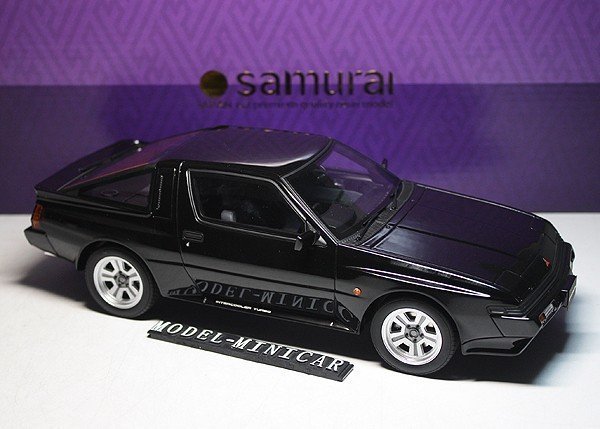 ▲超希少！世界限定！KYOSHO 1/18 三菱 MITSUBISHI Starion GSR-VR 黑 京商 SAMURAI