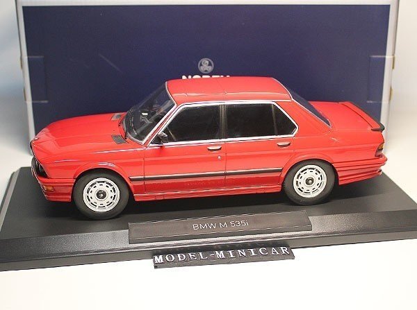 ▲超希少！NOREV 1/18 BMW M535i 1980 赤 535i 新品