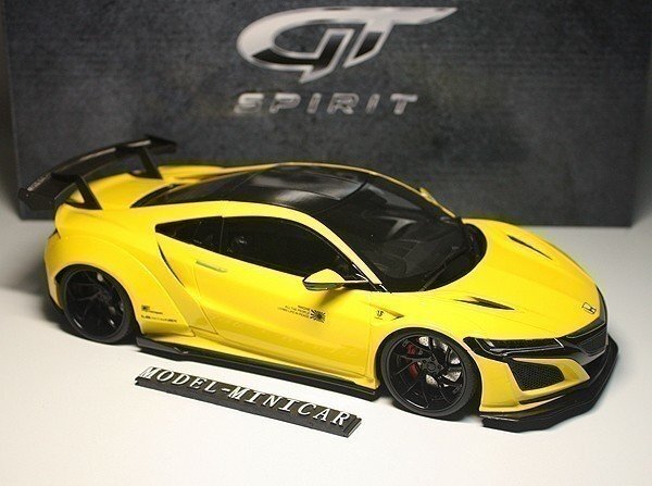 ▲入手困難！世界限定500台！GT-Spirit 1/18 ホンダ Honda NSX Liberty Walk LB Works 黄 新品 LBWK