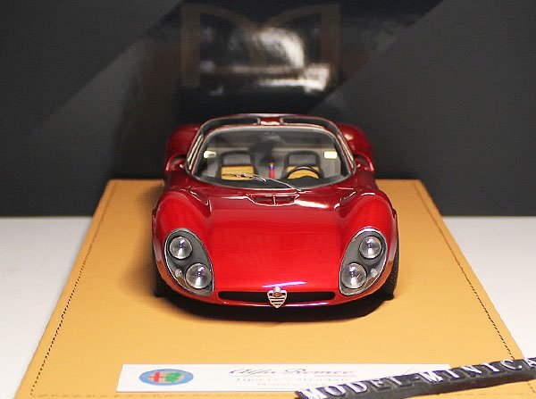 ^ last 1 pcs! super valuable .!Midterm Type! worldwide limitation 66 pcs!DM 1/18 Alpha Romeo Alfa Romeo Tipo 33/2 Stradale new goods Resin Model