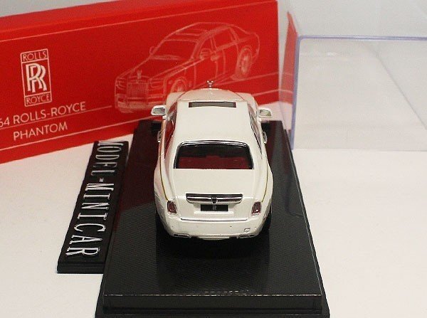 ▲超希少！白！限定品！SCA 1/64 ロールスロイス Rolls Royce Phantom ファントム EWB 8代目 新品の画像3