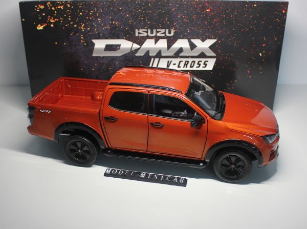 ▲超希少！特注品！1/18 五十鈴 ISUZU イスズ D-MAX Pickup 2023 Orange 新品の画像2