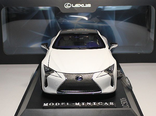 ▲金属製！全開閉！LEXUS特注 1/18 レクサス Lexus LC500 LC500h 新品 白の画像2