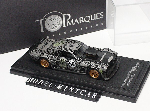 ▲入手困難！Ken Block！世界限定500台！Top Marques 1/43 フォード Ford Mustang マスタング Hoonigan #43 Wide Body_画像1