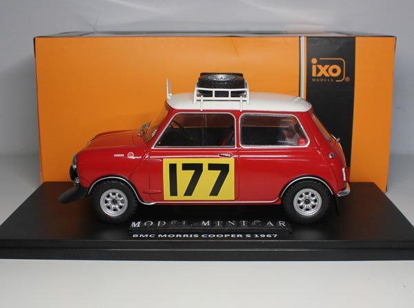 ▲IXO 1/18 MINI Cooper 177 ミニクーパー　レーシング モンテカルロラリー_画像1