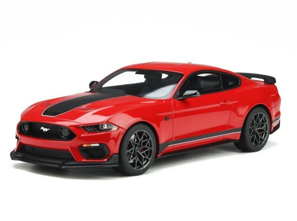 ▲入手困難！世界限定999台！GT-Spirit 1/18 FORD MUSTANG MACH 1 Race red GT351 新品の画像1