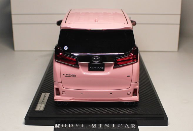 ^ last 1 pcs!Pink! limited goods!Ignition Model 1/18 Toyota Toyota Alphard ALPHARD new goods IG2793