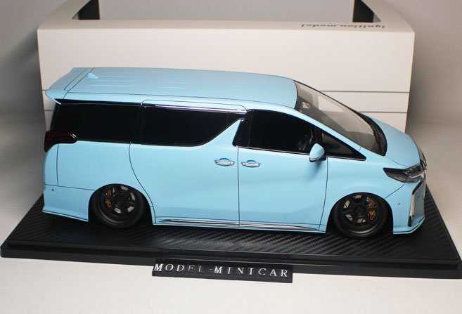 ^ last 1 pcs!Blue! limited goods!Ignition Model 1/18 Toyota Toyota Alphard ALPHARD new goods IG2794