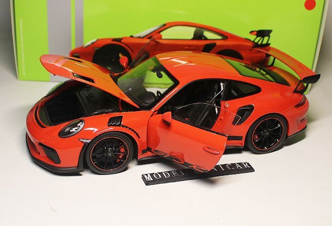 ▲入手困難！Orange！GTAutos 1/18 ポルシェ Porsche 911 991 GT3 RS 新品_画像1