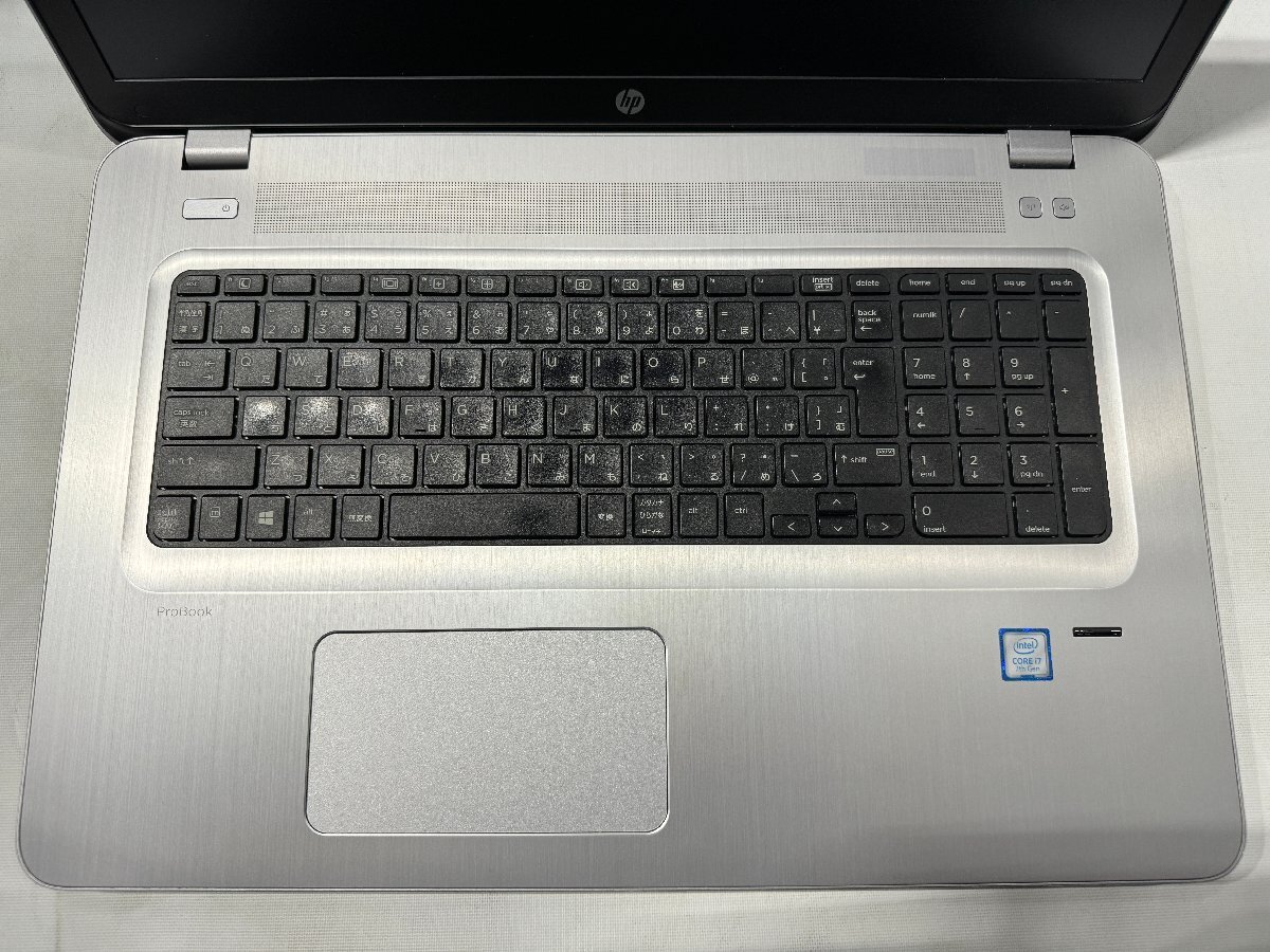 ◎HP ProBook 470 G4 1EJ98PA#ABJ Intel Core i7-7500U メモリ8GB HDD1TB NVidia GeForce 930MX 17.3インチ FHD ACアダプター付属 /0319e5_画像3