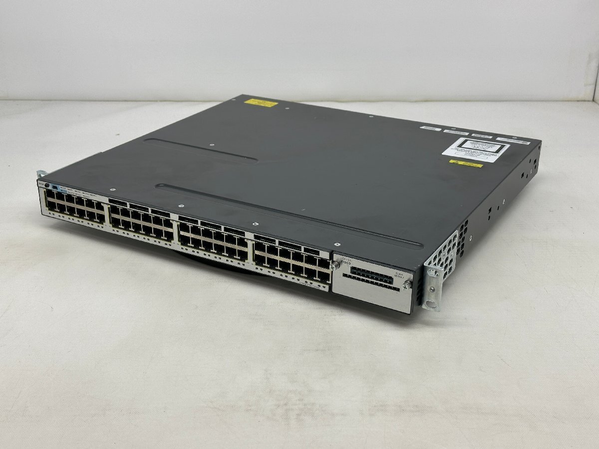 ★Cisco Catalyst 3750-X Series★WS-C3750X-48T-S/2*PowerSupply★初期化済★0116-I_画像1