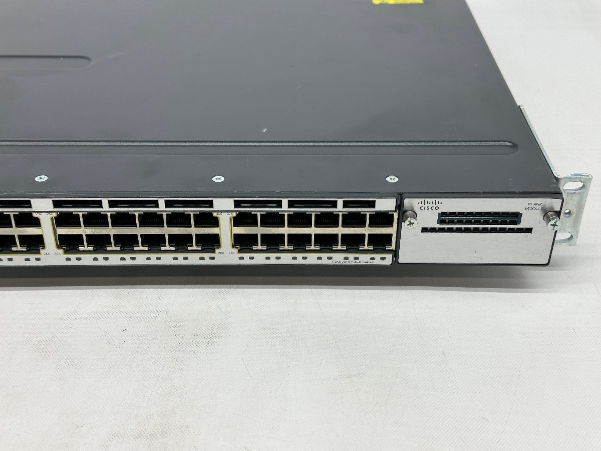 ★Cisco Catalyst 3750-X Series★WS-C3750X-48T-S/2*PowerSupply★初期化済★0116-I_画像3