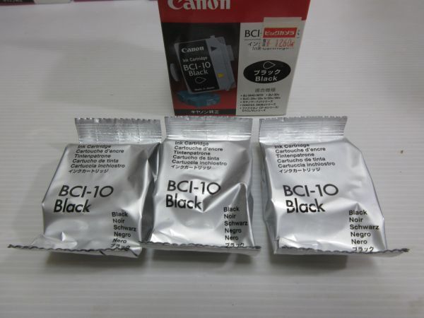 * with translation Canon Canon original ink cartridge BCI-10Black black 4 box set present condition delivery.