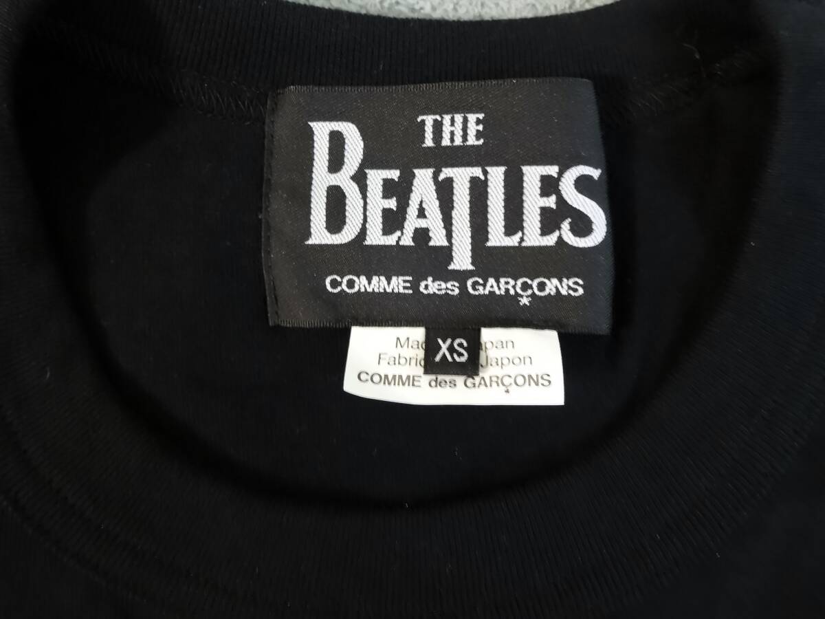 THE BEATLES COMME des GARCONS（ザ・ビートルズ　コムデギャルソン）☆Tシャツ☆リンゴ☆リンゴのプレート付Tシャツ☆USED☆サイズXS_画像5