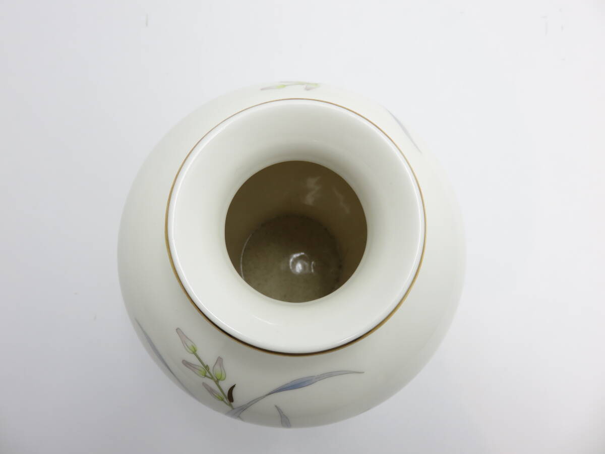 * guarantee . quality product /HOYA orchid vase flower vase flower inserting flower base height approximately 19cm ceramics ornament interior 