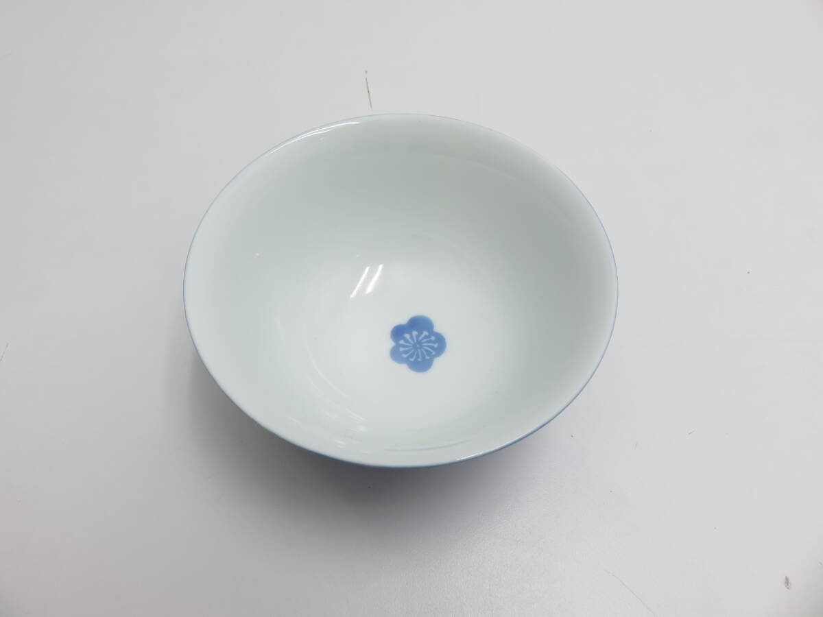 ☆保管品 有田焼 和食器 飯碗 お茶碗 9客セット 藍の画像3