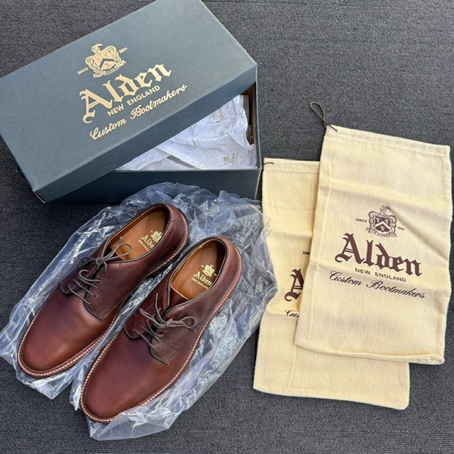 未使用　Alden オールデン　ローファー　革靴　29364Ｆ　サイズ7.0Ｄ_画像1