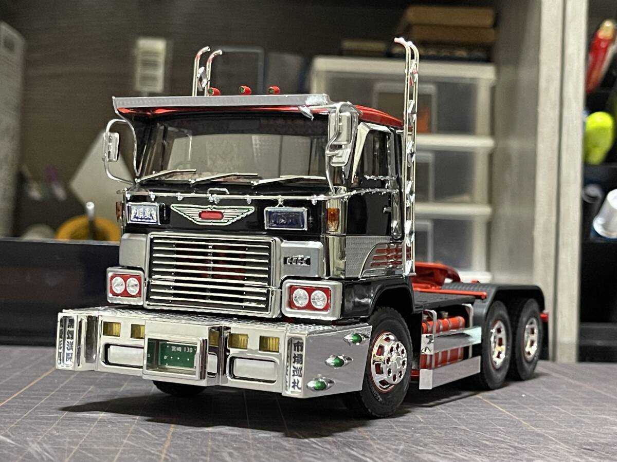 Yahoo!オークション - 1/32 アオシマ製 日野HHトレーラーヘッド Yahoo!オークション - 1/32 アオシマ製 日野HHトレーラーヘッド