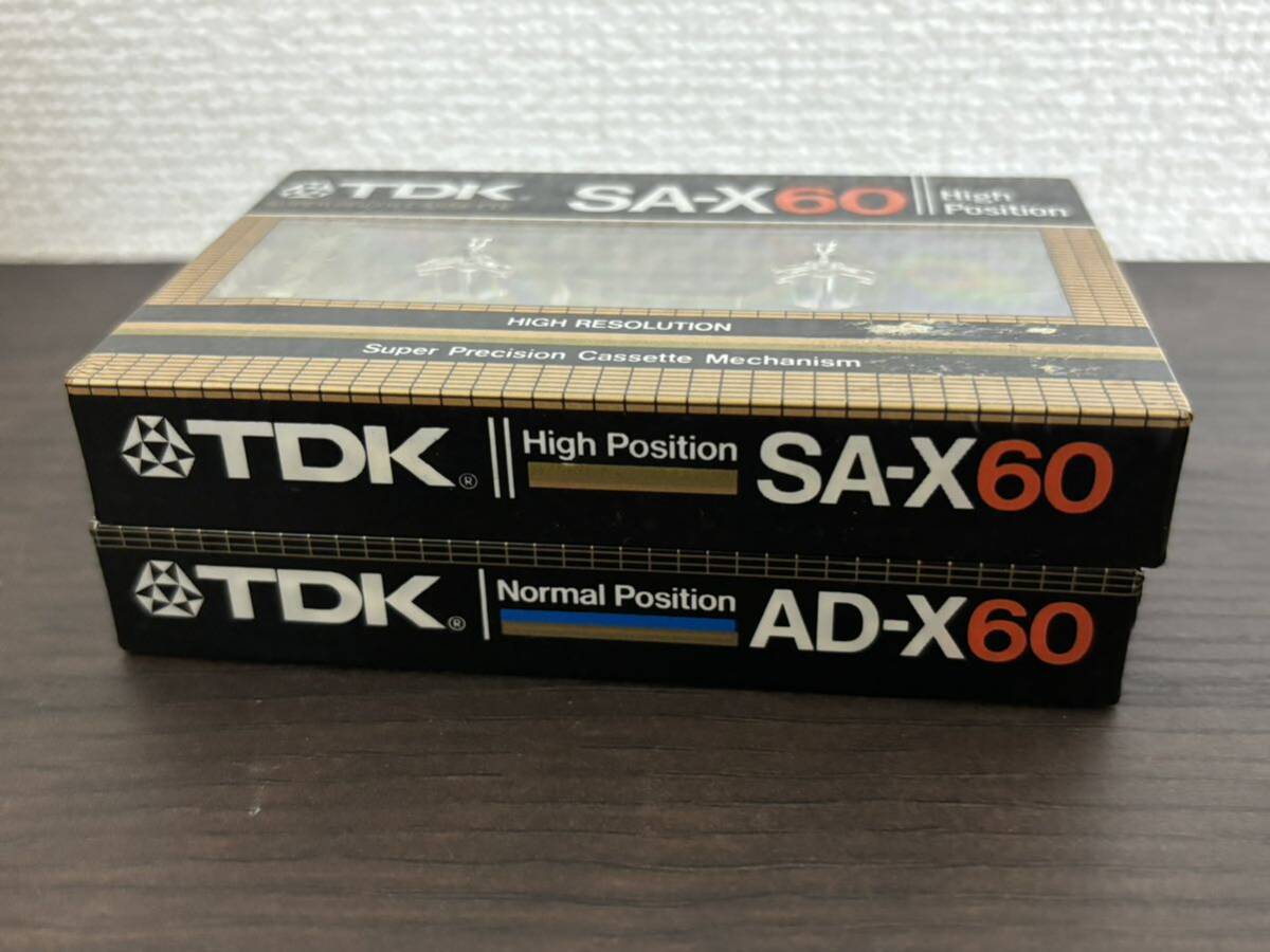 未開封 TDK AD-X60 SA-X60 2本セット ハイポジションノーマルポジション _画像3
