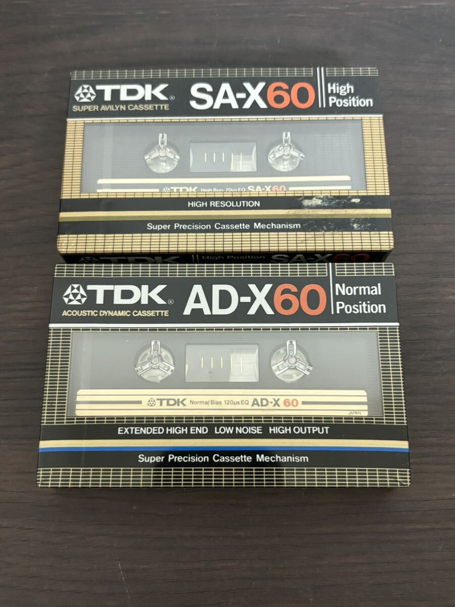 未開封 TDK AD-X60 SA-X60 2本セット ハイポジションノーマルポジション _画像1