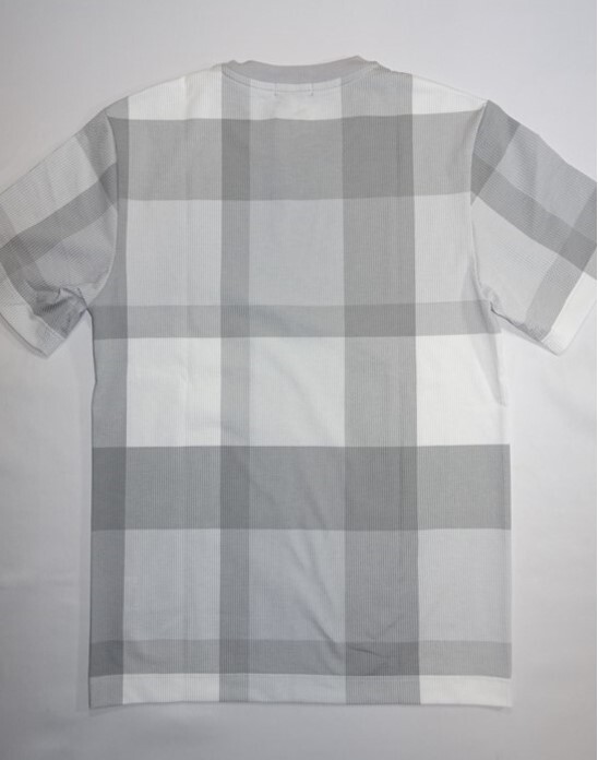 ブラックレーベル　クレストブリッジ　　チェック柄 　丸首Tシャツ 　定価19800円 　117　 Lサイズ 　　27_画像3