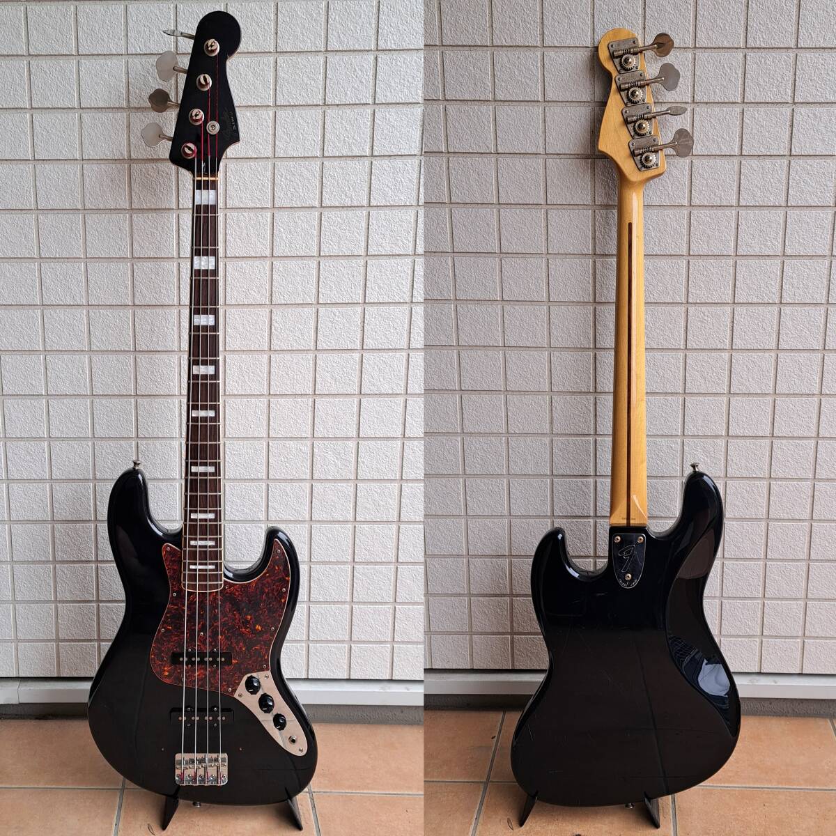 ■Fender Japan JP JB75 JAZZ BASS マッチングヘッド フェンダー ジャズベース ジャズベ 3点止めネックジョイント ブロックインレイ_画像2