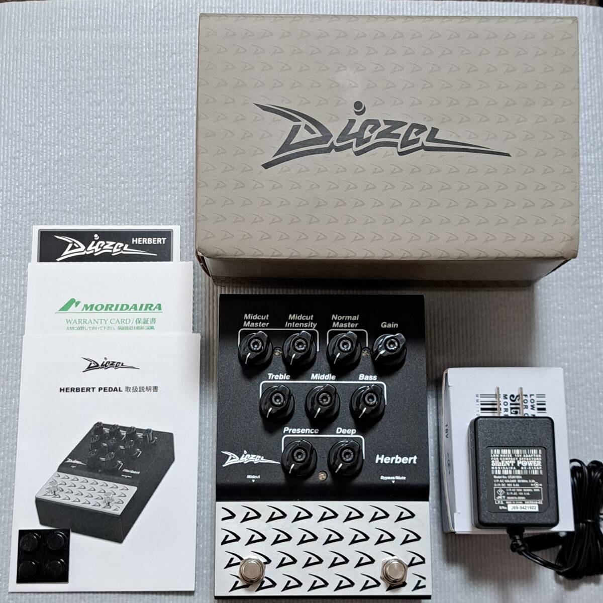 ■Diezel Herbert Preamp Pedal 美品 純正アダプター 箱付 ディーゼル ハーバート プリアンプ ペダル Distortion ディストーション_画像1