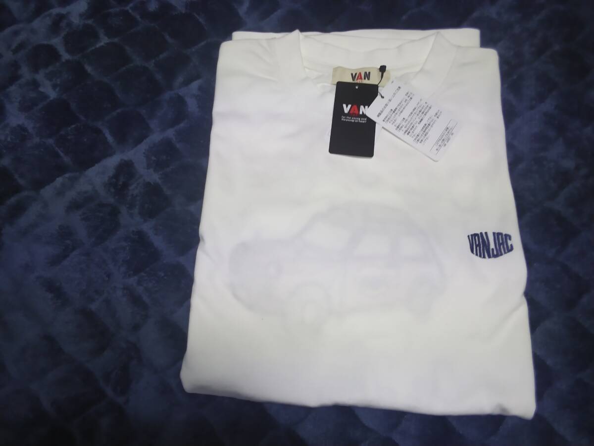 VAN JAC 　　長袖カークラブコレクション グラフィックTシャツ　ホワイト　XL　　新品未使用　アイビー トラディショナル_画像3