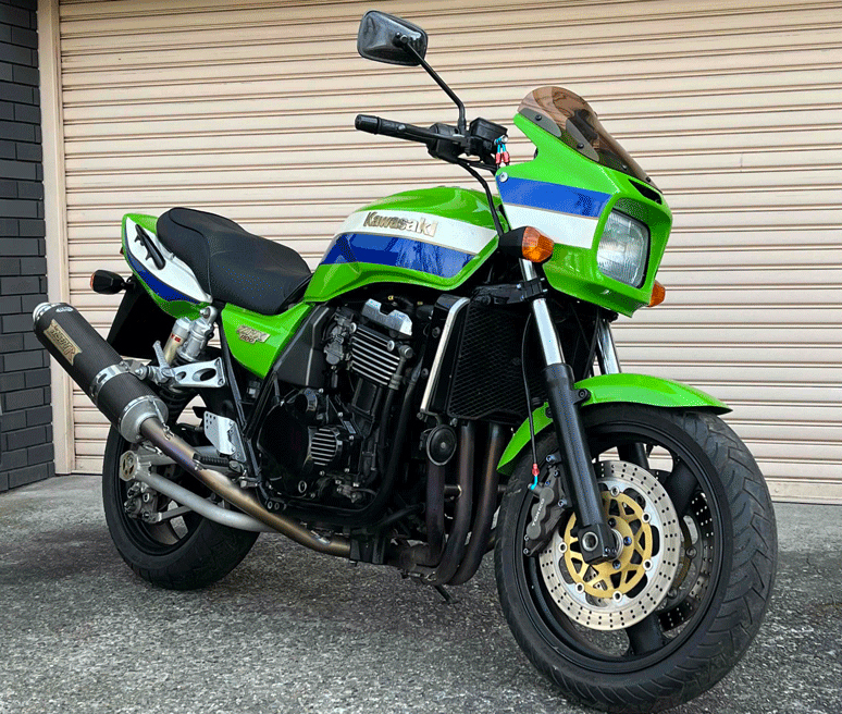 カワサキ ZRX1100 1998年 奇跡の7453Km ZRT10C ローソンカラー 個人出品の画像1