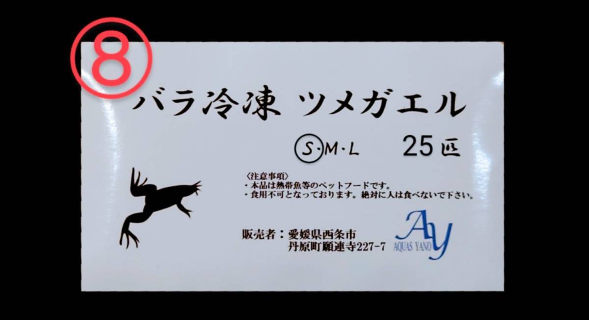 【 送料無料 】オリジナル バラ冷凍餌 よりどり４パックセット どじょう いかなご きびなご 川エビ ハツ ツメガエル ミルワーム _画像8