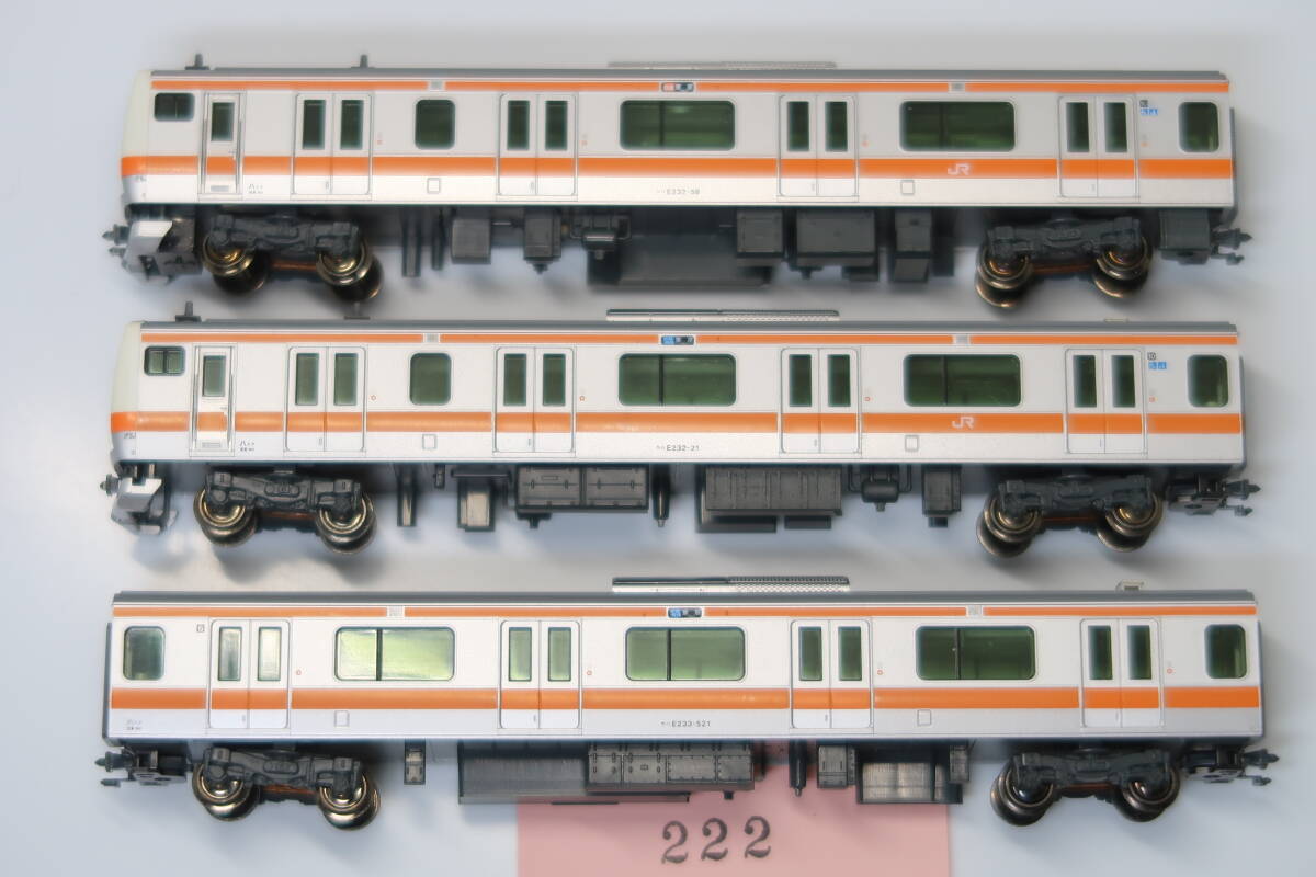 40303-222【電車】KATO E233系・中央線快速（3両）【中古品】_画像1