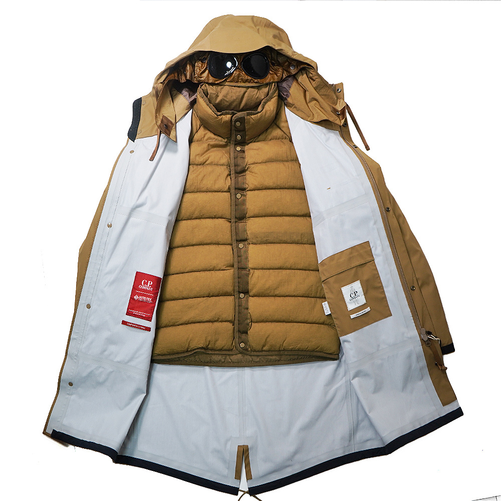 新品18.9万【 C.P. COMPANY C.P. カンパニー 】22-23AW/GORE-TEX GOGGLE DOWN PARKA 3WAY ゴーグル ゴアテックス ダウンジャケットコート44_画像5