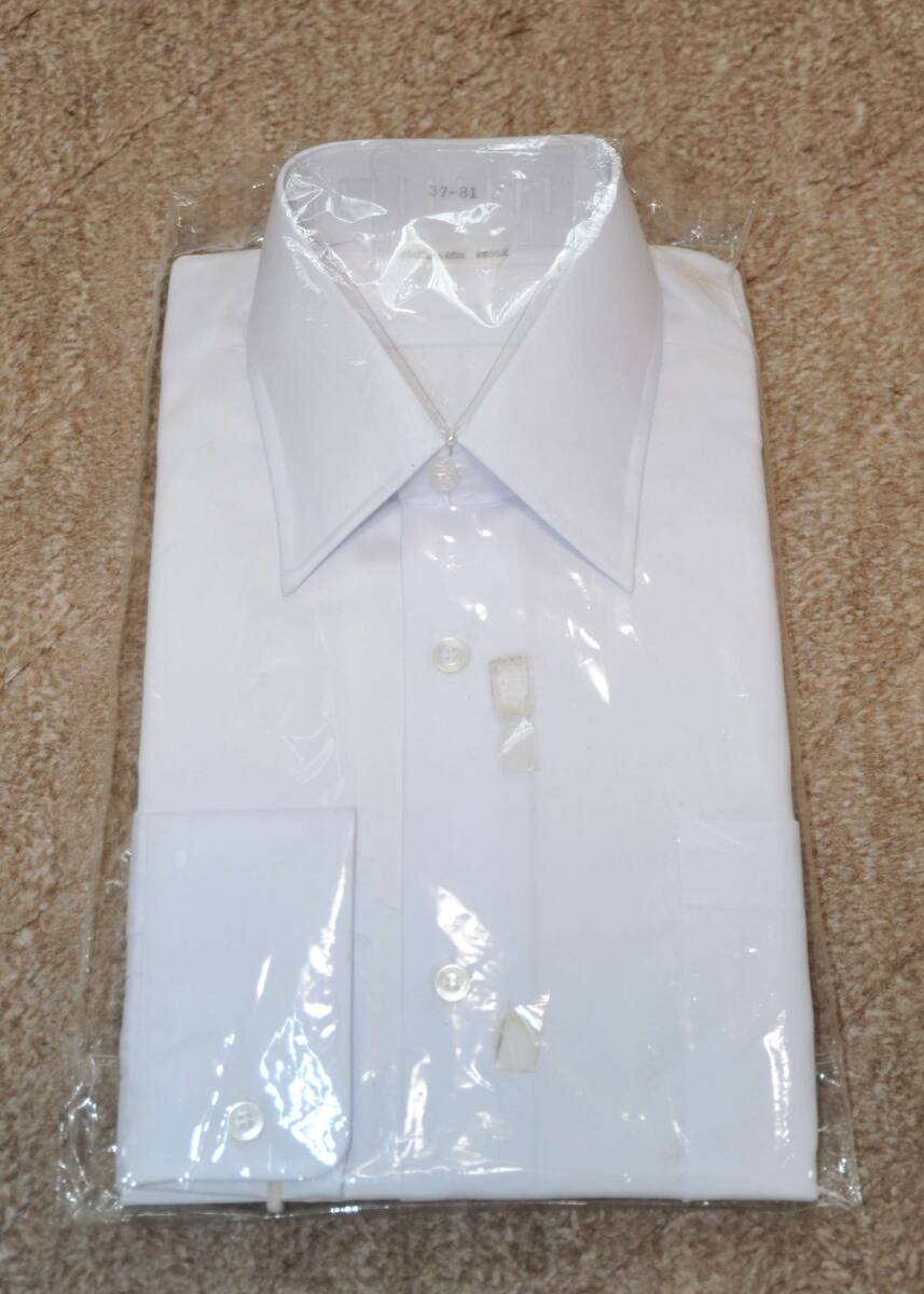 旧警察制服用ワイシャツ 未着用 昭和 コスプレ アンティークコレクションの画像2