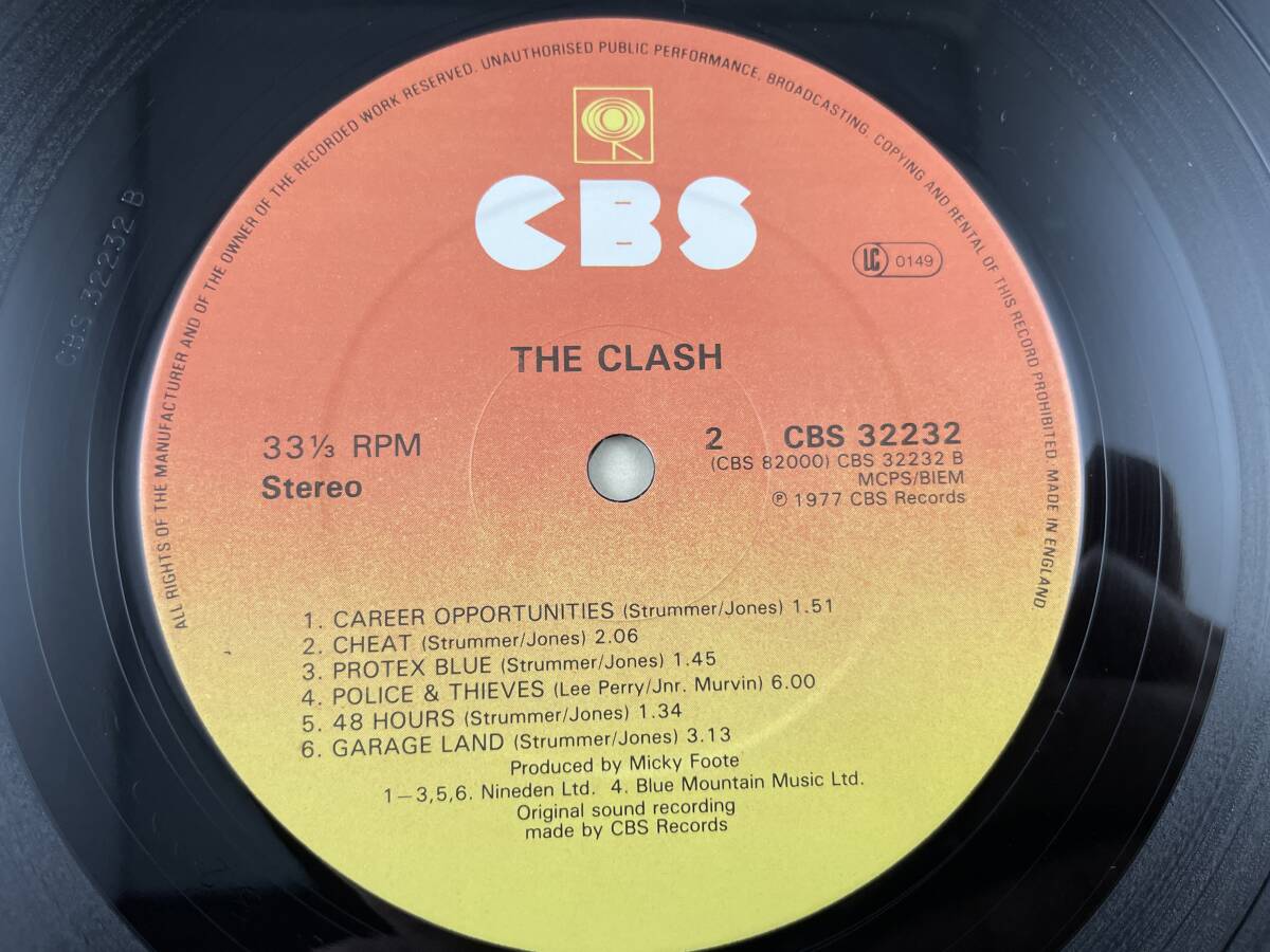 UK盤　LP　The CLASH　THE CLASH　　CBS32232_画像5