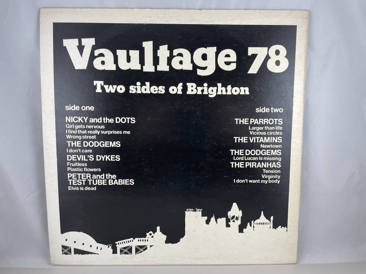 UK盤　LP　V.A　Vaultage 78　Two sides of Brighton　(Nicky & The Dots, The Dodgems, Devil's Dykes, The Parrots, The Piranhas,,,_画像2