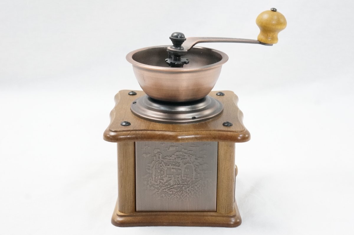 01▼【中古】Kalita/カリタ コーヒーミル AC-1 銅板ミル 手動式 手挽き 調理器具△696N9の画像5