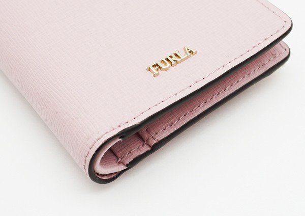 ◇新品同様【FURLA フルラ】2つ折り財布 ピンク_画像3