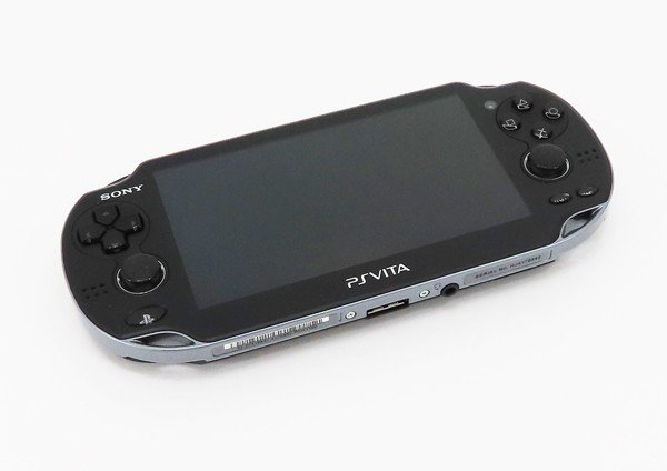 ◇【SONY ソニー】PS Vita 3G/Wi-Fiモデル PCH-1100 クリスタルブラック_画像1