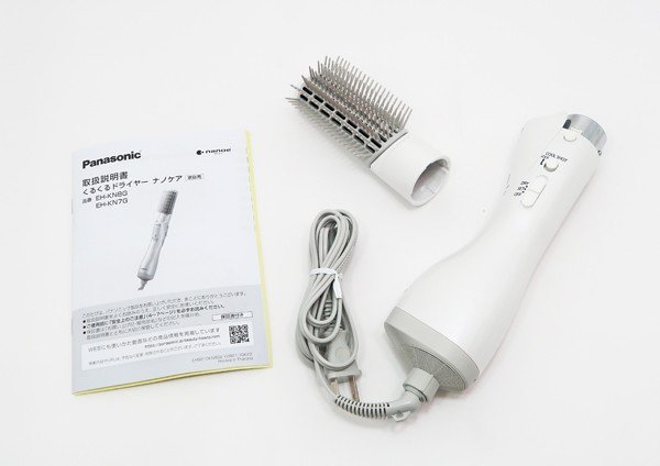 ◇【Panasonic パナソニック】くるくるドライヤー ナノケア EH-KN7G ヘアドライヤー_画像7