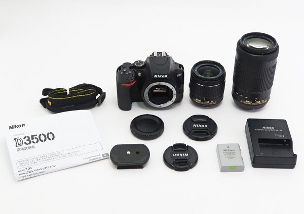 ◇【Nikon ニコン】D3500 ダブルズームキット デジタル一眼カメラ_画像9