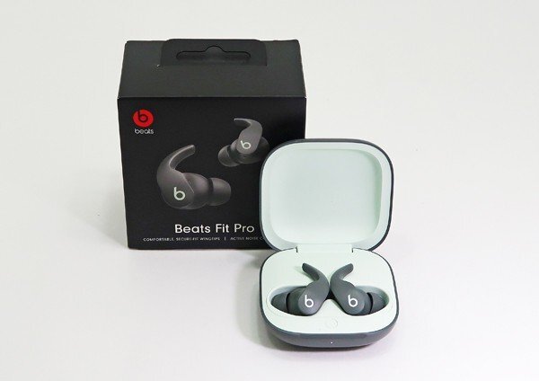 ◇美品【Beats by Dr.dre ビーツバイドクタードレ】Beats Fit Pro MK2J3PA/A イヤホン セージグレイ