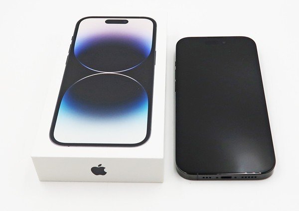 ◇美品【Apple】iPhone 14 Pro 256GB SIMフリー MQ0Q3J/A スマートフォン スペースブラック バッテリー最大容量90％以上_画像9