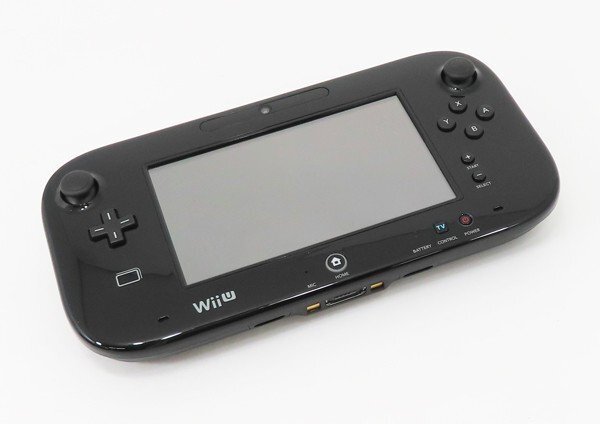 ○【任天堂 ニンテンドー】Wii U本体 32GB クロ_画像4