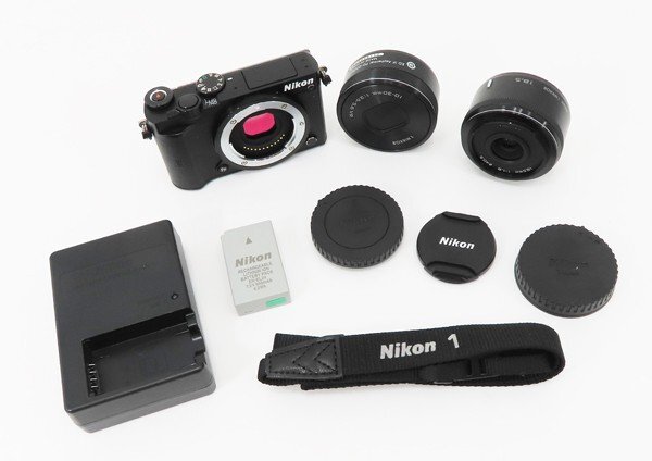 ◇【ニコン】Nikon 1 J5 ダブルレンズキット ミラーレス一眼カメラ ブラック_画像9