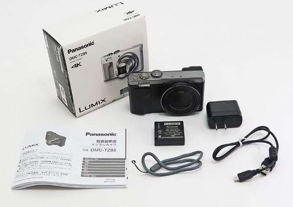 ◇【Panasonic パナソニック】LUMIX DMC-TZ85 コンパクトデジタルカメラ シルバー_画像8