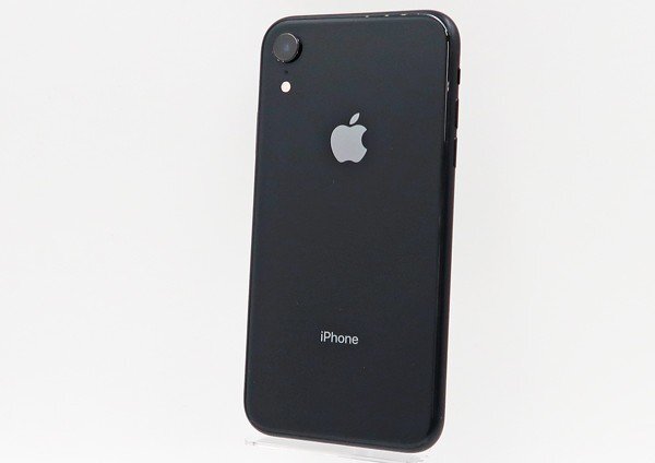 ◇ジャンク【docomo/Apple】iPhone XR 64GB MT002J/A スマートフォン ブラック_画像1