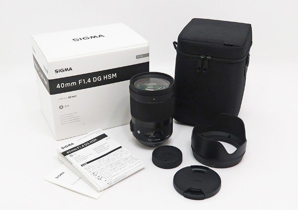 ◇美品【SIGMA シグマ】40mm F1.4 DG HSM Art ニコン用 一眼カメラ用レンズの画像8
