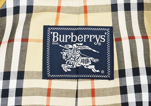 ◇【BURBERRYS バーバリーズ】ヴィンテージ 裏地チェック トレンチコート 92 170_画像4