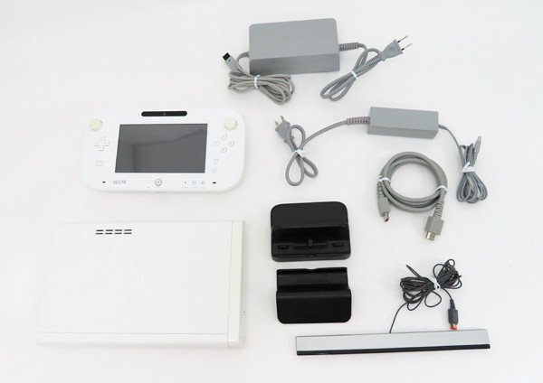 ○【任天堂 ニンテンドー】Wii U本体 32GB シロ_画像7