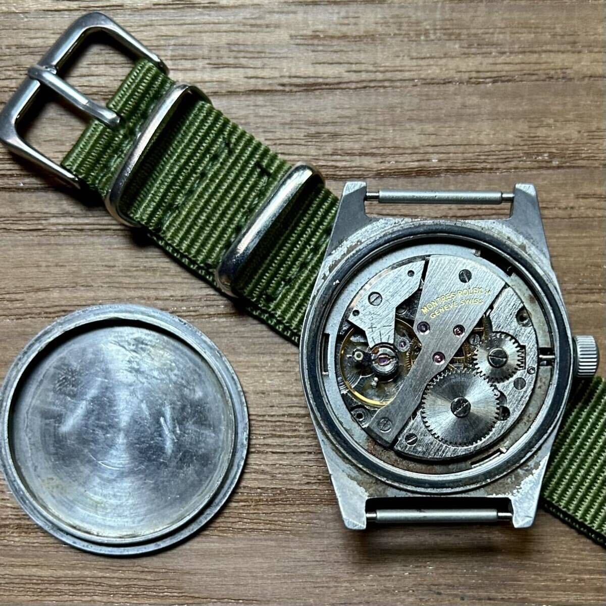  Rolex ROLEX military antique hand winding Junk Vintage Vietnam war wristwatch military watch operation goods machine army for clock 